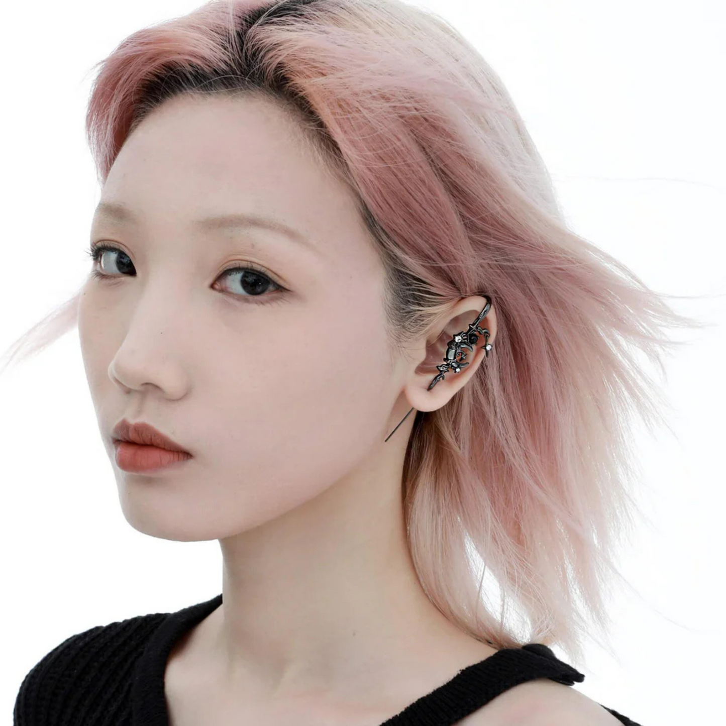 NightShade™ | Myth of the Moon Ear Hook Needle Piercing