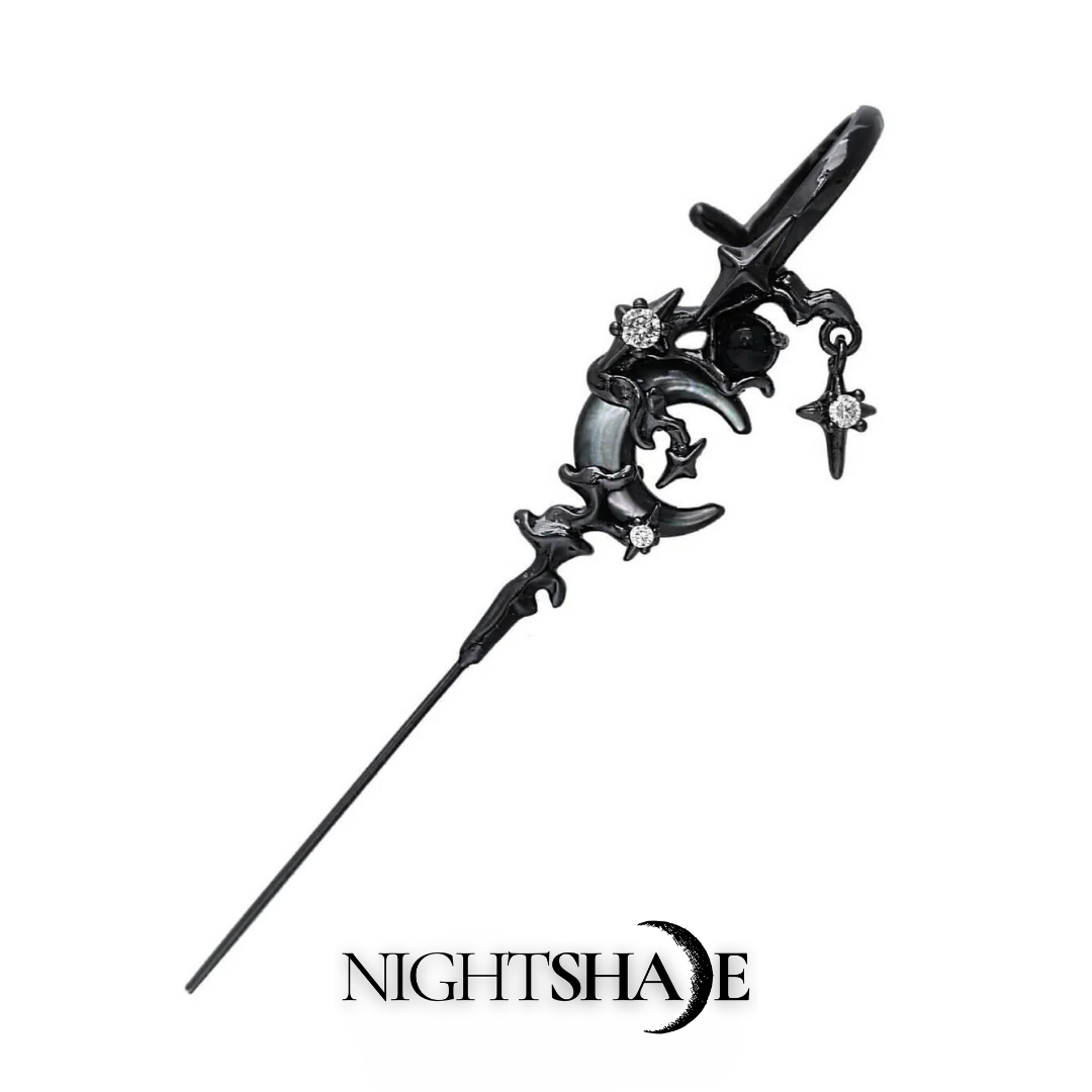 NightShade™ | Myth of the Moon Ear Hook Needle Piercing
